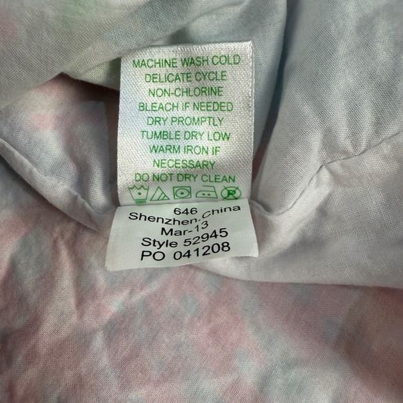 Lilly Pulitzer Danita Dress Lets Cha Cha Sz XS Ruffle Front, Racerback, Preppy - Picture 10 of 11